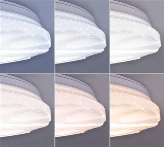 Solight LED stropné svetlo Wave, 60W, 4200lm, stmievateľné, zmena chromatičnosti, diaľkové ovládanie 