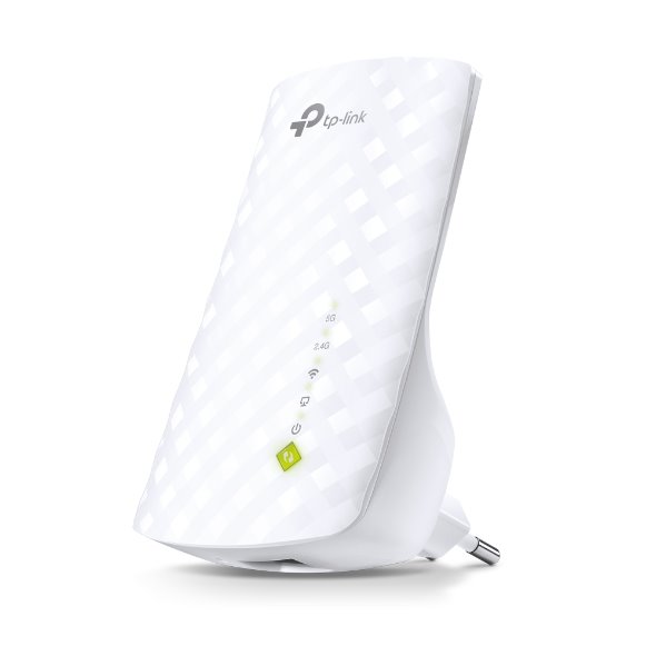 TP-LINK RE200 AC750 Wi-Fi Range Extender, Wall Plugged, 3 internal antennas, 1 10/100Mbps Port 