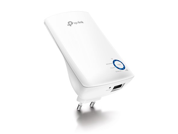 TP-LINK TL-WA850RE 300Mbps Wi-Fi Range Extender, Wall Plugged, 2 internal antennas, 1 10/100Mbps Port 