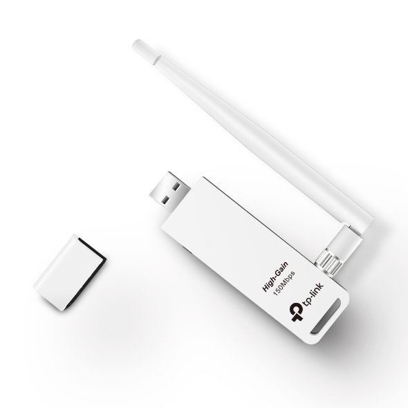TP-LINK TL-WN722N 150Mbps High Gain Wi-Fi USB Adapter,  USB 2.0 