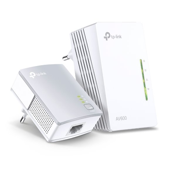 TP-LINK TL-WPA4220KIT AV600 Powerline Wi-Fi  KIT, Qualcomm, 300Mbps at 2.4GHz, 600Mbps Powerline 