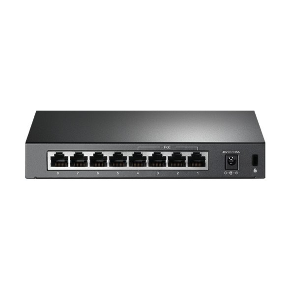 8-Port 10/100 Mbps Desktop Switch with 4-Port PoE+ PORT: 4× 10/100 Mbps PoE+ Ports, 4× 10/100 Mbps Non-PoE Ports SPEC: 8 