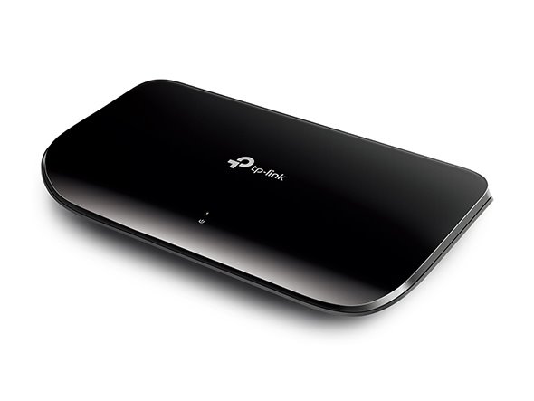 8-Port Gigabit Desktop Switch PORT: 8× Gigabit RJ45 Ports SPEC: Desktop Plastic Case FEATURE: Plug and Play 
