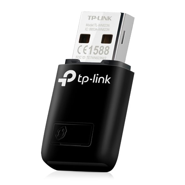TP-LINK TL-WN823N 300Mbps Wi-Fi USB Adapter, Mini Size,  USB 2.0 
