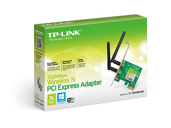TP-LINK TL-WN881ND 300Mbps Wi-Fi PCI Express Adapter 