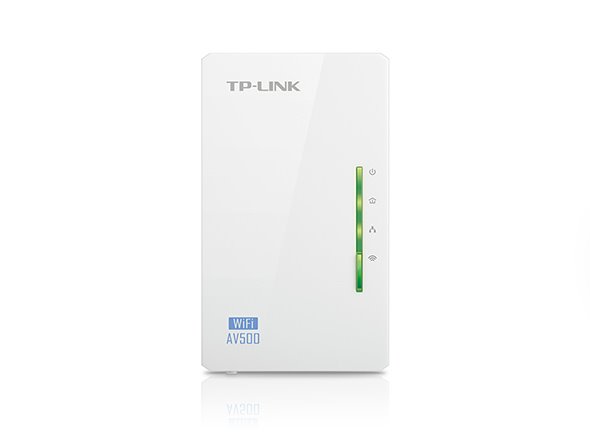 TP-LINK TL-WPA4220 AV600 Powerline Extender, Qualcomm,300Mbps at 2.4GHz,600Mbps Powerline 