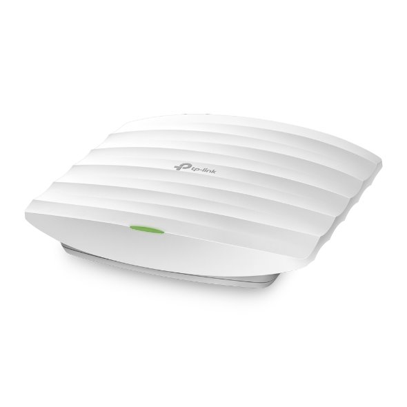 TP-LINK EAP110 2.4GHz N300 Ceiling Mount Access Point, Qualcomm, 1 10/100Mbps LAN, Passive PoE, 2 Internal Antennas 