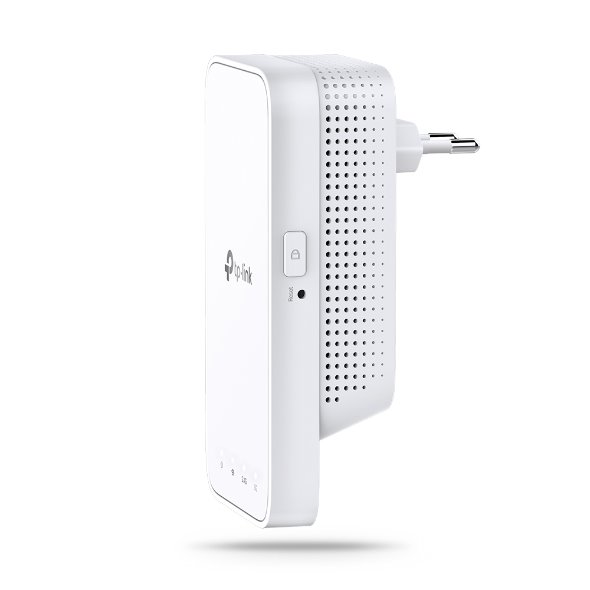 AC1200 Wi-Fi Range Extender SPEED: 300Mbps at 2.4GHz + 867Mbps at 5GHz SPEC: 2 × Internal Antennas, Wall Plugged FEATURE 