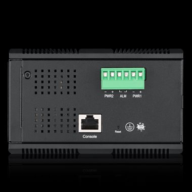 ZyXEL RGS200-12P, 12-port Gigabit WebManaged switch: 8x GbE + 4x SFP, PoE (802.3at, 30W), Power budget 240W, DIN rail/Wa 