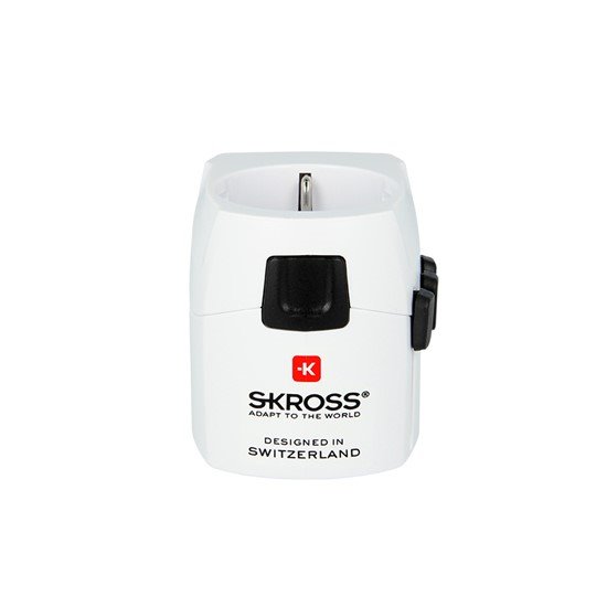 SKROSS World PRO Light cestovný adaptér, 6.3A max., uzemnený, UK+USA+Austrálie/Čína 