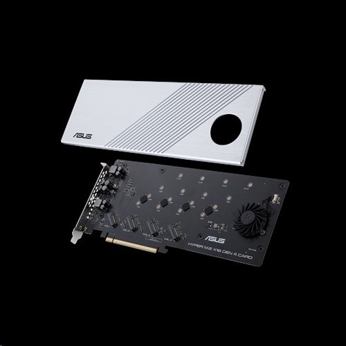 ASUS HYPER M.2 X16 GEN 4 CARD - PCIe rozširujúca karta pre 4x M.2 SSD 