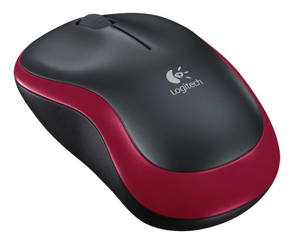 Logitech® M185 Wireless Mouse RED 