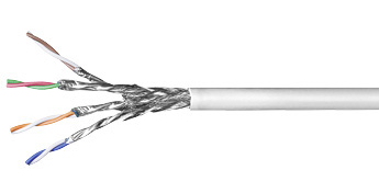 LEXI Kábel FTP, Cat6, drát, LSOH, cievka 305m - šedá 