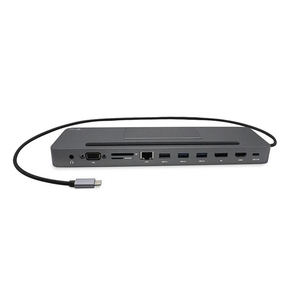 i-tec USB-C Metal Low Profile Triple Display Docking Station + Power Delivery 85 W  Charger 112W (bundle) 