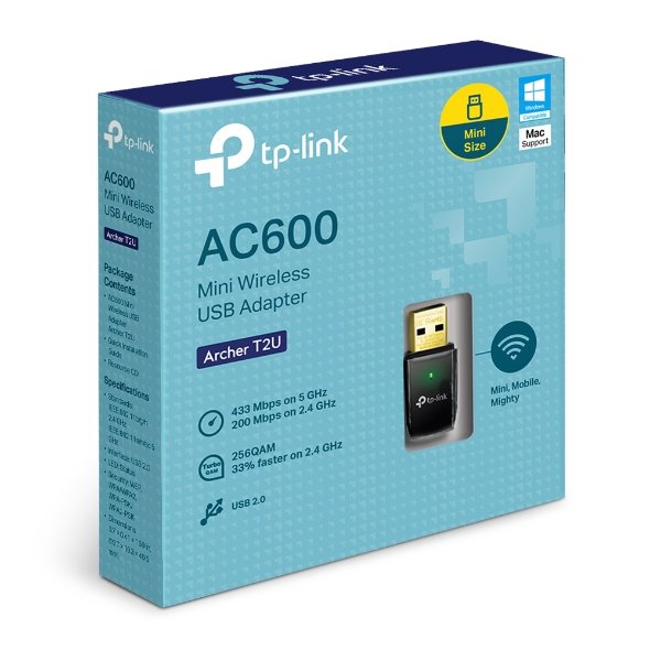 TP-LINK AC1300 Mini Wi-Fi MU-MIMO USB Adapter?Mini Size, 867Mbps at 5GHz + 400Mbps at 2.4GHz, USB 3.0 