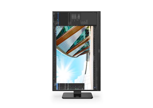 AOC MT IPS LCD WLED 27" U27P2 - IPS panel,  3840x2160,  HDMI,  DP,  USB,  reproduktory,  pivot 