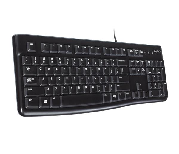 Logitech® K120 Keyboard - SK/CZ - BLACK - USB 