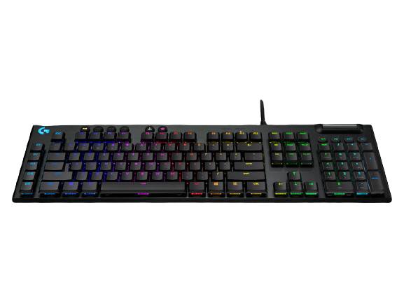 Logitech® G815 LIGHTSYNC RGB Mechanical Gaming Keyboard – GL Linear - CARBON - US INT&quot;L - INTNL 