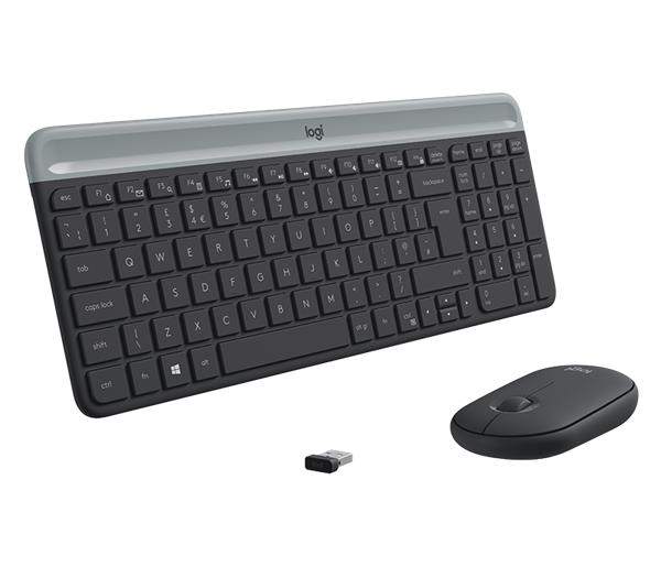 Logitech® MK470 Slim Wireless Combo - GRAPHITE - US INT"L 