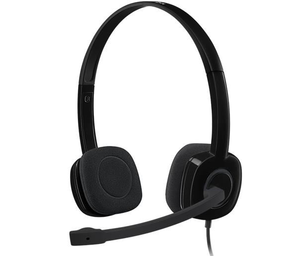 Logitech® H151 Stereo Headset - BLACK 