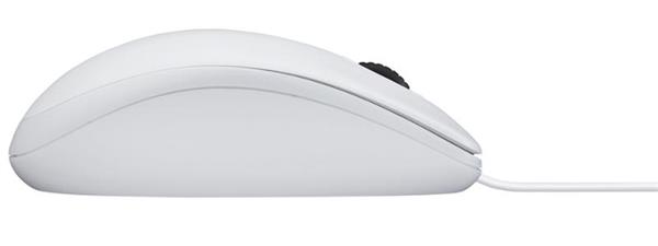 Logitech® B100 Optical USB Mouse - WHITE 