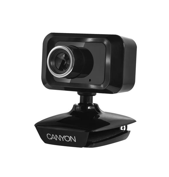 Canyon CNE-CWC1 webkamera, 0.3 Mpx CMOS 1/6´´, USB, mikrofón, 360° rozsah 