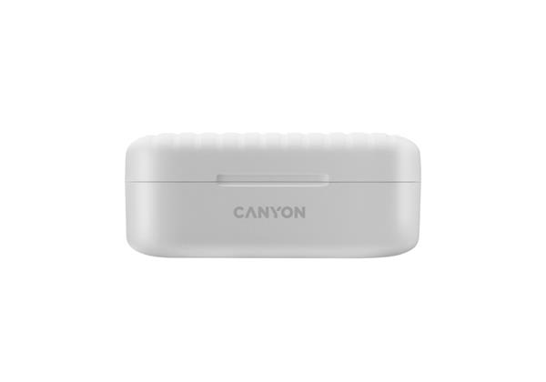 Canyon TWS-1, True Wireless Bluetooth slúchadlá do uší, nabíjacia stanica v kazete, biele 