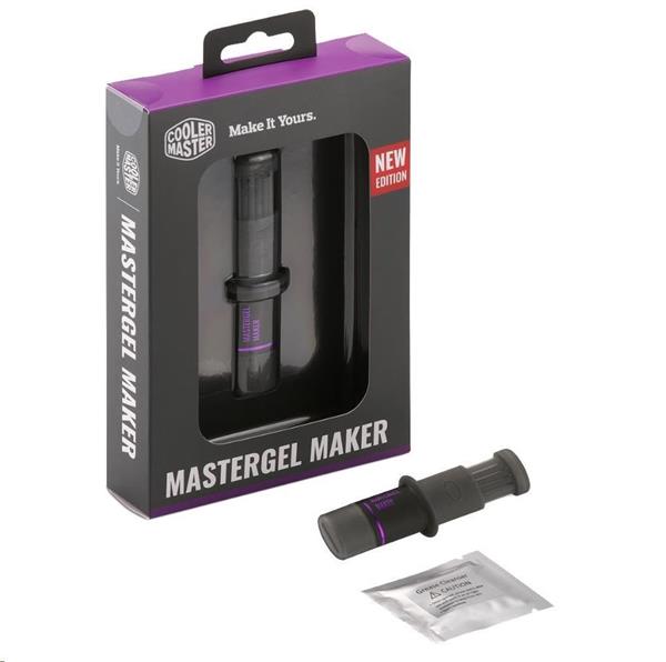 CoolerMaster termálna pasta na CPU Master Gel Maker, 11 W/mK, 1.5ml, šedá 