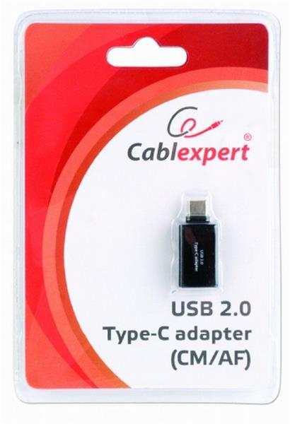 Gembird adaptér USB 2.0 (F) / USB-C (M) 
