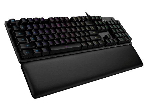 Logitech® G513 LIGHTSYNC RGB Mechanical Gaming Keyboard - CARBON - GX Brown - TACTILE - UK INT"L - USB 