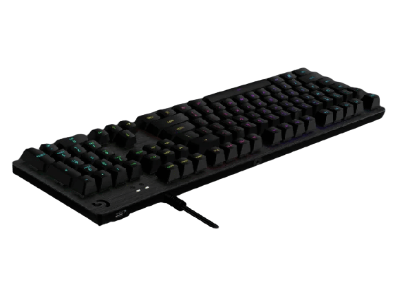 Logitech® G513 LIGHTSYNC RGB Mechanical Gaming Keyboard - CARBON - GX Brown - TACTILE - UK INT"L - USB 