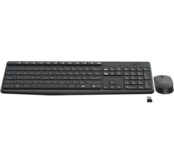 Logitech® MK235 Wireless Keyboard and Mouse - GREY - US INT&quot;L - INTNL 