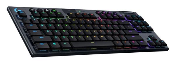 Logitech® G915 TKL Tenkeyless LIGHTSPEED Wireless RGB Mechanical Gaming Keyboard - Clicky - CARBON - UK - INT 