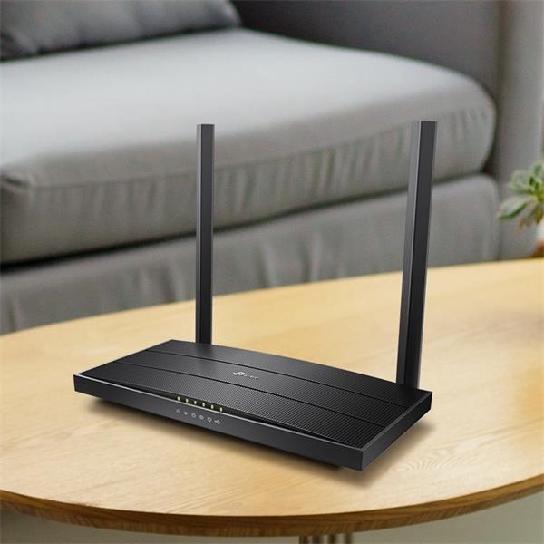 TP-LINK "AC1200 Wi-Fi VDSL/ADSL Modem Gigabit RouterSPEED: 867 Mbps at 5 GHz + 300 Mbps at 2.4 GHz, VDSL Profile 30a 10 