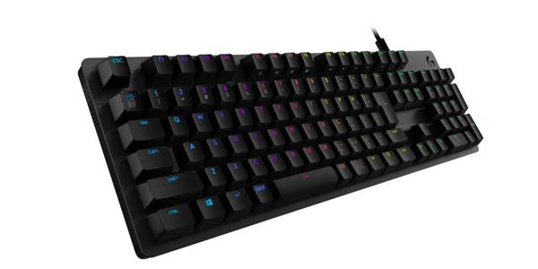 Logitech® G512 CARBON LIGHTSYNC RGB Mechanical Gaming Keyboard with GX Red switches - CARBON - US INT&quot;L - USB - N/A - IN 