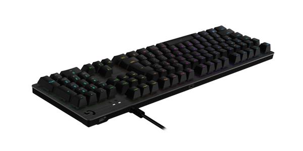 Logitech® G512 CARBON LIGHTSYNC RGB Mechanical Gaming Keyboard with GX Red switches - CARBON - US INT&quot;L - USB - N/A - IN 
