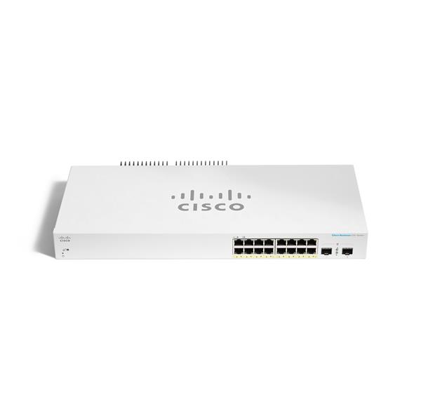 CBS220 Smart 16-port GE, PoE, 2x1G SFP 