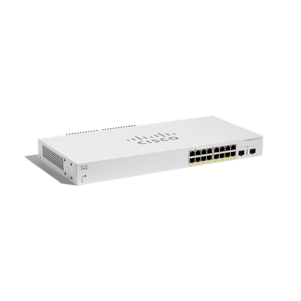 CBS220 Smart 16-port GE, PoE, 2x1G SFP 