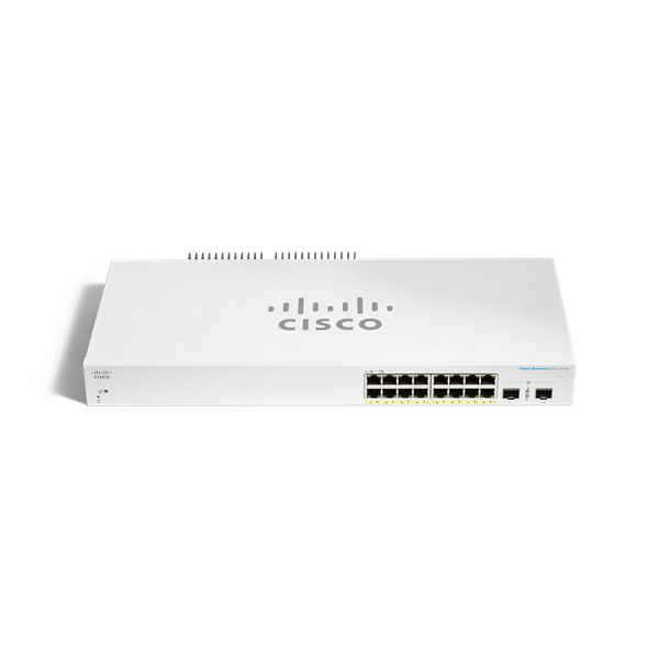 CBS220 Smart 16-port GE, PoE, 2x1G SFP 