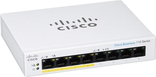 CBS110 Unmanaged 8-port GE, Partial PoE, Desktop, Ext PS 