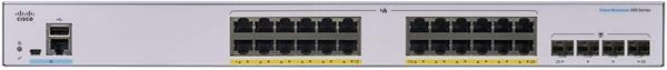 CBS250 Smart 24-port GE, PoE, 4x1G SFP 