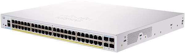 Cisco switch CBS350-48P-4G-EU (48xGbE, 4xSFP, 48xPoE+, 370W) 