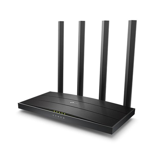 TP-LINK "AC1200 Dual-Band Wi-Fi RouterSPEED: 300 Mbps at 2.4 GHz + 867 Mbps at 5 GHzSPEC: 4× Antennas, 1× Gigabit WAN  