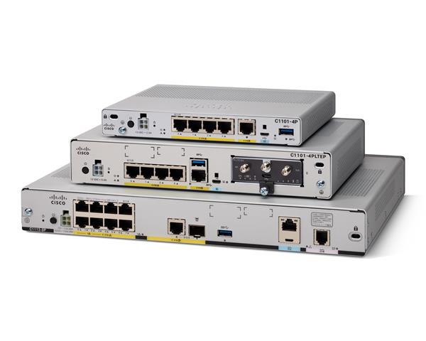 ISR 1100 8P Dual GE SFP Router w/ LTE Adv SMS/GPS EMEA & NA 