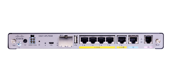 Cisco 927 VDSL2 ADSL2+ over POTs and 1GE SFP Sec Router 