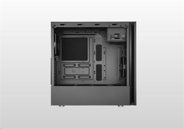 CoolerMaster case Silencio S600 Tempered Glass, ATX, Mid Tower, čierna, bez zdroje 