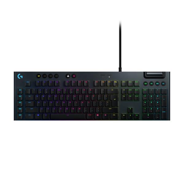 Logitech® G815 LIGHTSYNC RGB Mechanical Gaming Keyboard – GL Clicky - CARBON - US INT&quot;L - USB 