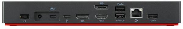 Lenovo ThinkPad Thunderbolt Dock 4.gen-135W(2x DP,HDMI, RJ45, 1xUSB-C,4xUSB 3.1,1xThunderbolt adapter)pripojit max.4xLCD 