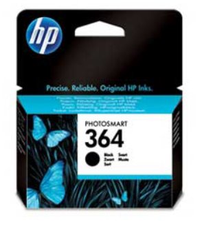 HP 364 Black Inkjet Print Cartridge - Blister