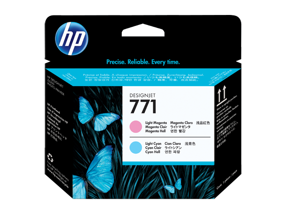 HP tlačová hlava č. 771, svetlopurpurová / svetloazúrová